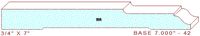 Baseboard 7" - 42 Baseboard 7" - 42