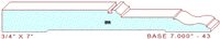 Baseboard 7" - 43 Baseboard 7" - 43
