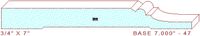 Baseboard 7" - 47 Baseboard 7" - 47
