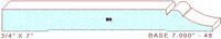 Baseboard 7" - 48 Baseboard 7" - 48