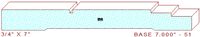 Baseboard 7" - 51 Baseboard 7" - 51
