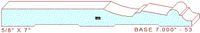 Baseboard 7" - 53 Baseboard 7" - 53