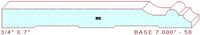 Baseboard 7" - 56 Baseboard 7" - 56