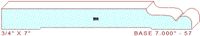 Baseboard 7" - 57 Baseboard 7" - 57