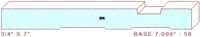 Baseboard 7" - 58 Baseboard 7" - 58