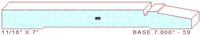 Baseboard 7" - 59 Baseboard 7" - 59