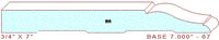 Baseboard 7" - 67 Baseboard 7" - 67