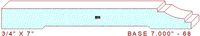 Baseboard 7" - 68 Baseboard 7" - 68