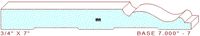Baseboard 7" - 7 Baseboard 7" - 7