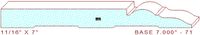 Baseboard 7" - 71 Baseboard 7" - 71