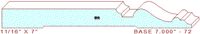 Baseboard 7" - 72 Baseboard 7" - 72