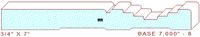 Baseboard 7" - 8 Baseboard 7" - 8