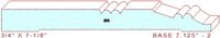 Baseboard 7-1/8" - 2 Baseboard 7-1/8" - 2