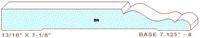 Baseboard 7-1/8" - 4 Baseboard 7-1/8" - 4