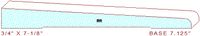 Baseboard 7-1/8" Baseboard 7-1/8"