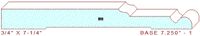 Baseboard 7-1/4" - 1 Baseboard 7-1/4" - 1