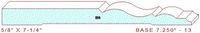 Baseboard 7-1/4" - 13 Baseboard 7-1/4" - 13