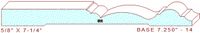 Baseboard 7-1/4" - 14 Baseboard 7-1/4" - 14