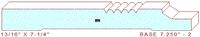 Baseboard 7-1/4" - 2 Baseboard 7-1/4" - 2