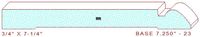 Baseboard 7-1/4" - 23 Baseboard 7-1/4" - 23