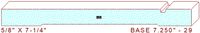 Baseboard 7-1/4" - 29 Baseboard 7-1/4" - 29
