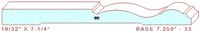 Baseboard 7-1/4" - 33 Baseboard 7-1/4" - 33