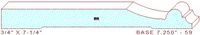 Baseboard 7-1/4" - 59 Baseboard 7-1/4" - 59