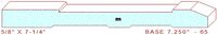 Baseboard 7-1/4" - 65 Baseboard 7-1/4" - 65