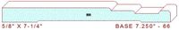Baseboard 7-1/4" - 66 Baseboard 7-1/4" - 66