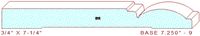 Baseboard 7-1/4" - 9 Baseboard 7-1/4" - 9