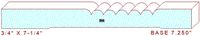 Baseboard 7-1/4" Baseboard 7-1/4"