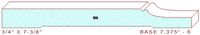 Baseboard 7-3/8" - 6 Baseboard 7-3/8" - 6