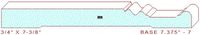 Baseboard7-3/8" - 7 Baseboard7-3/8" - 7
