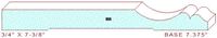 Baseboard 7-3/8" Baseboard 7-3/8"