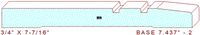 Baseboard 7-7/16" - 2 Baseboard 7-7/16" - 2