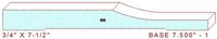Baseboard 7-1/2" - 1 Baseboard 7-1/2" - 1