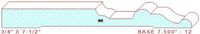 Baseboard 7-1/2" - 12 Baseboard 7-1/2" - 12