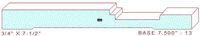 Baseboard 7-1/2" - 13 Baseboard 7-1/2" - 13