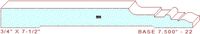 Baseboard 7-1/2" - 22 Baseboard 7-1/2" - 22