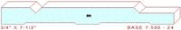 Baseboard 7-1/2" - 24 Baseboard 7-1/2" - 24