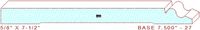 Baseboard 7-1/2" - 27 Baseboard 7-1/2" - 27