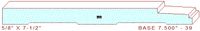 Baseboard 7-1/2" - 39 Baseboard 7-1/2" - 39