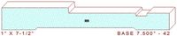 Baseboard 7-1/2" - 42 Baseboard 7-1/2" - 42