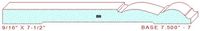 Baseboard 7-1/2" - 7 Baseboard 7-1/2" - 7