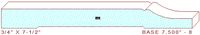 Baseboard 7-1/2" - 8 Baseboard 7-1/2" - 8