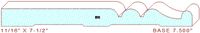 Baseboard 7-1/2" Baseboard 7-1/2"