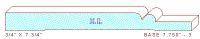 Baseboard 7-3/4" - 3 Baseboard 7-3/4" - 3