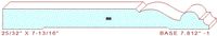 Baseboard 7-13/16" - 1 Baseboard 7-13/16" - 1