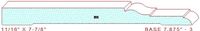 Baseboard 7-7/8" - 3 Baseboard 7-7/8" - 3