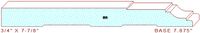 Baseboard 7-7/8" Baseboard 7-7/8"